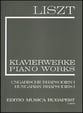 LISZT PIANO WORKS HUNGARIAN RHAPSODIES #1 piano sheet music cover